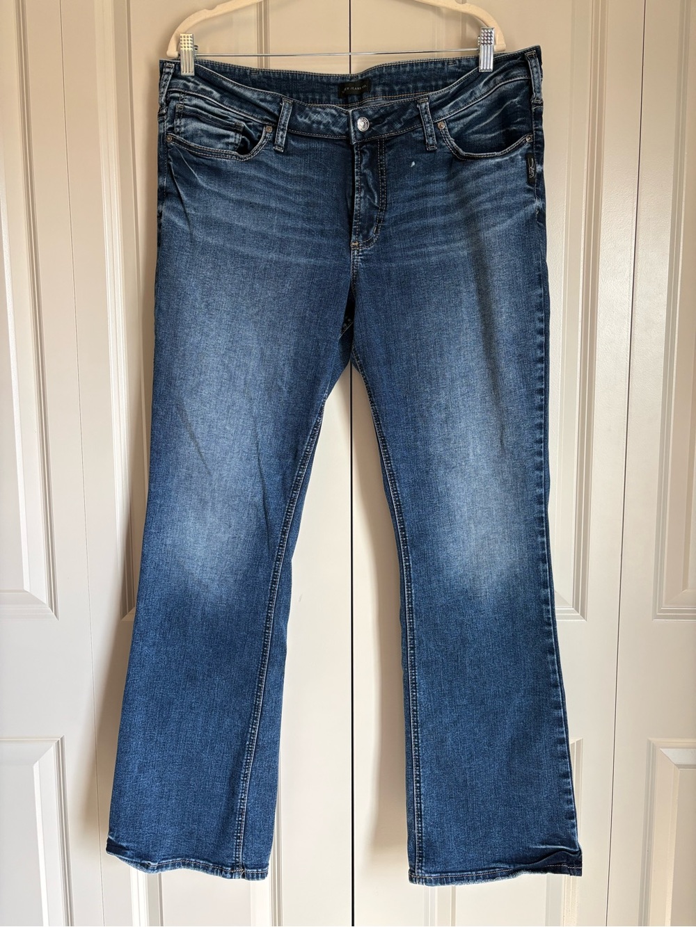 Silver Jeans Co Suki Slim Boot Jeans Women’s 18 Medium Wash Stretch Denim
